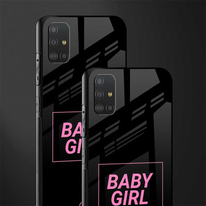 baby girl glass case for samsung galaxy a51 image-2