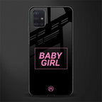 baby girl glass case for samsung galaxy a71 image