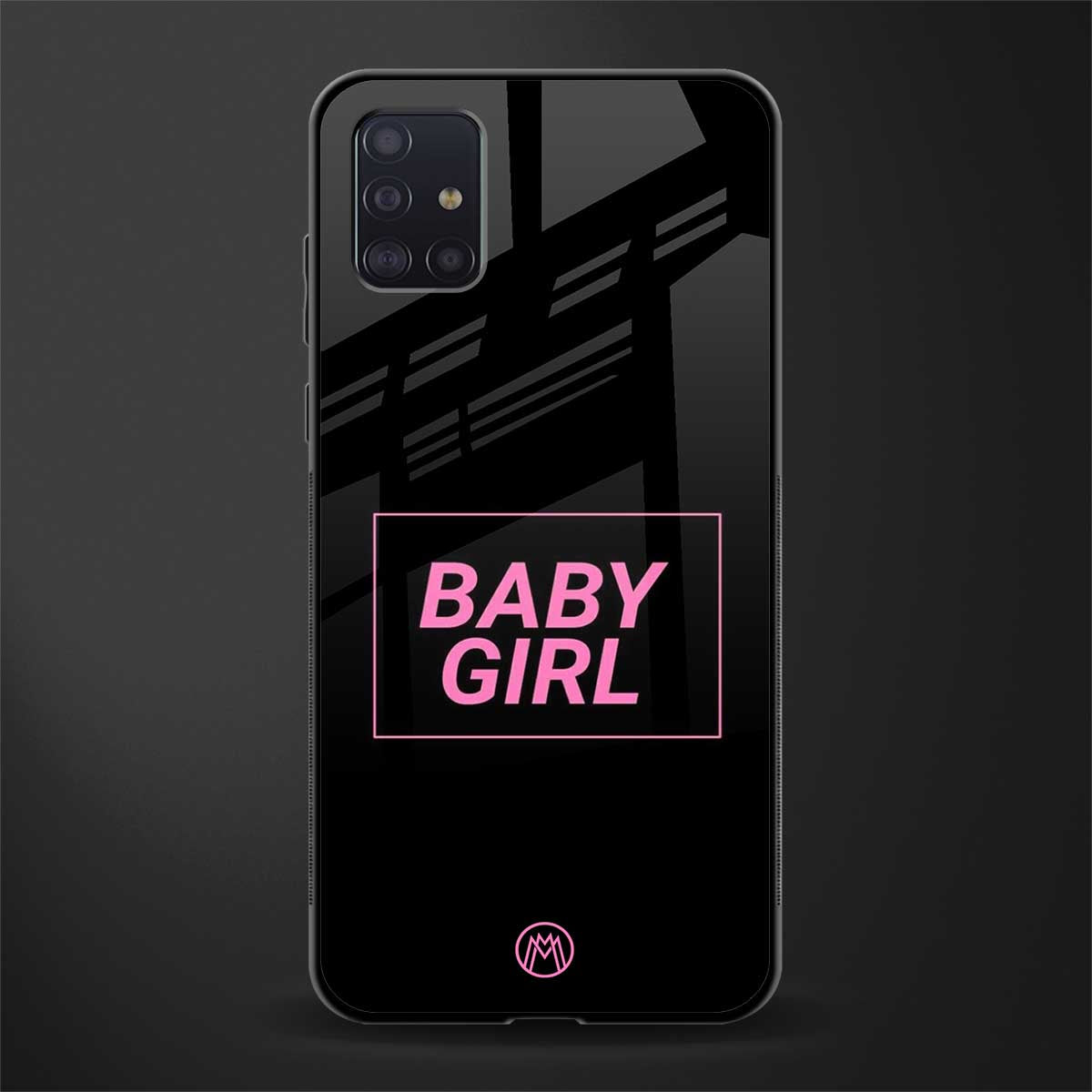 baby girl glass case for samsung galaxy a71 image