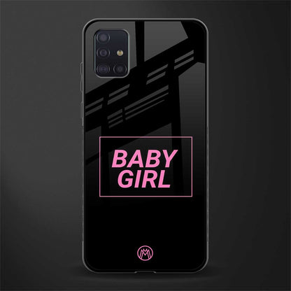 baby girl glass case for samsung galaxy a71 image