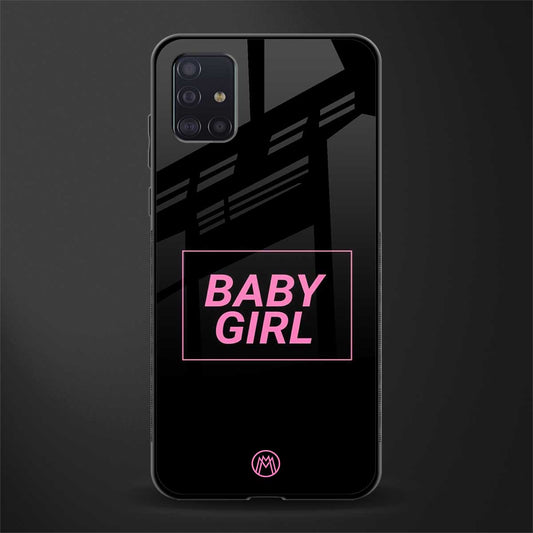 baby girl glass case for samsung galaxy a71 image