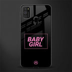 baby girl glass case for samsung galaxy m21 image