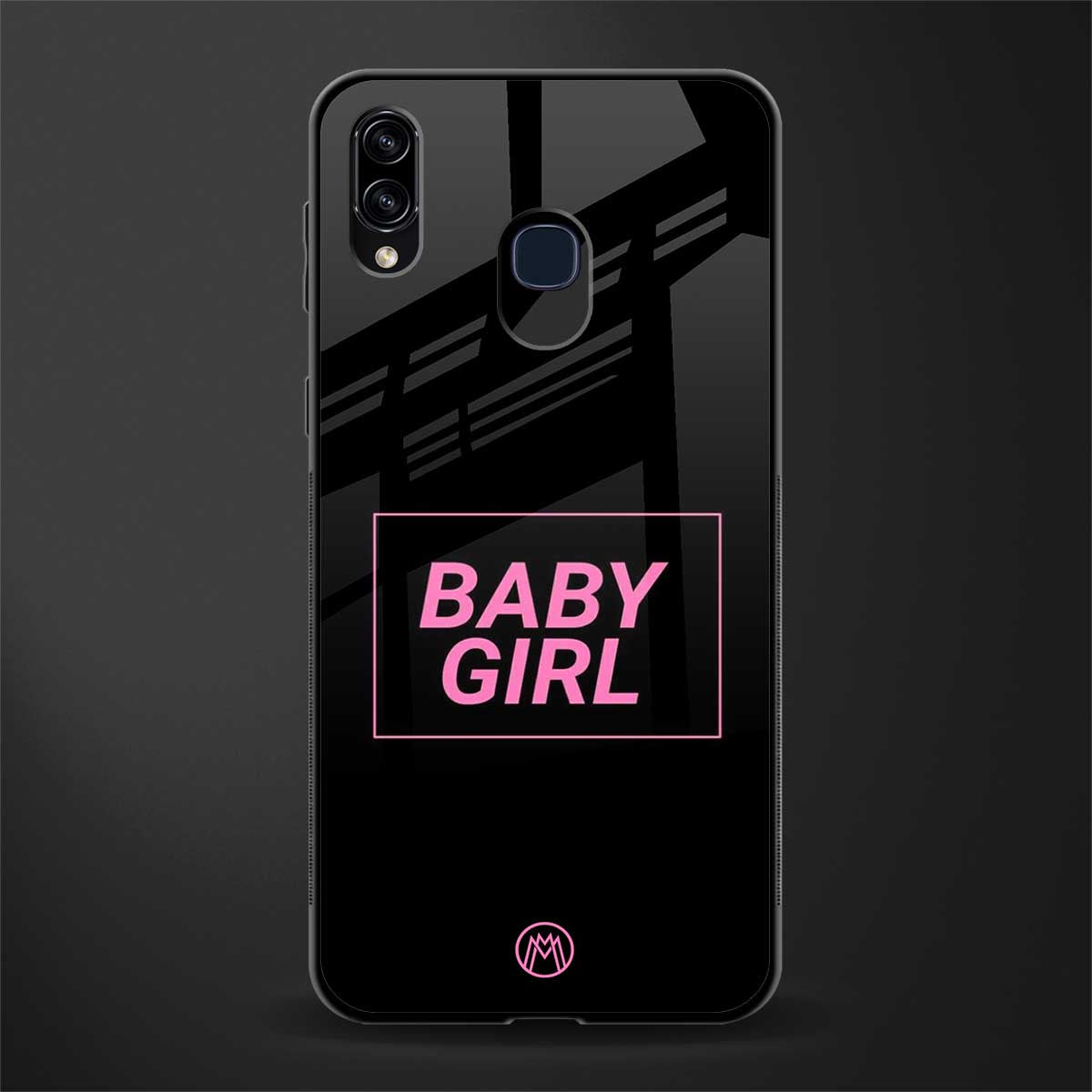 baby girl glass case for samsung galaxy a20 image