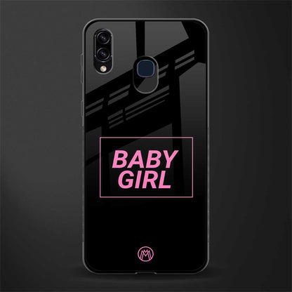 baby girl glass case for samsung galaxy a20 image