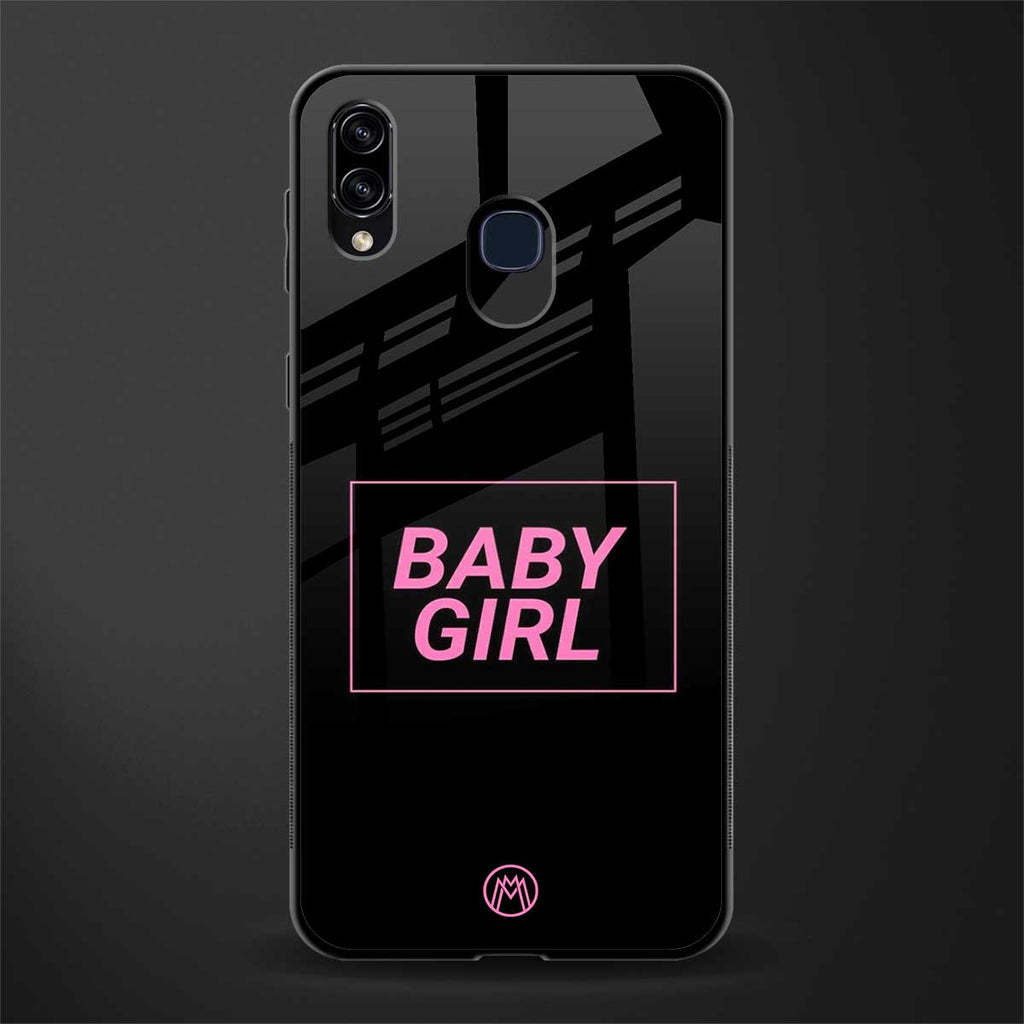 baby girl glass case for samsung galaxy m10s image