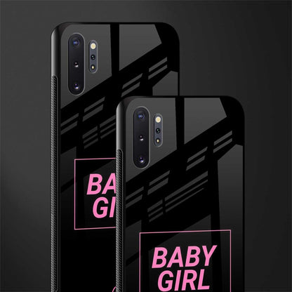 baby girl glass case for samsung galaxy note 10 plus image-2