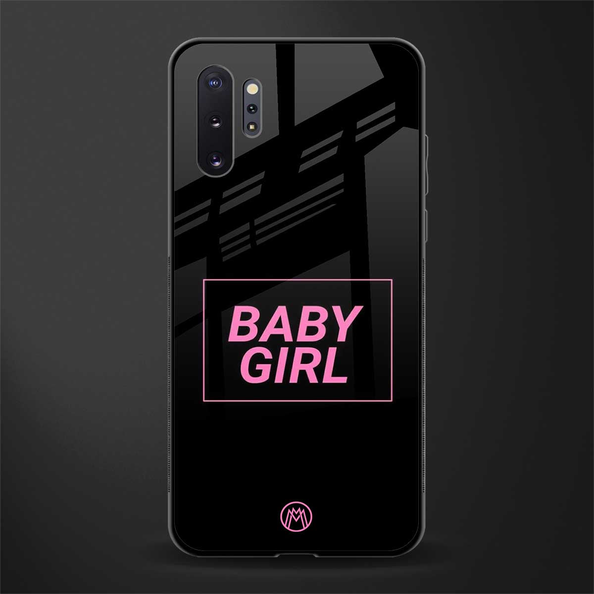 baby girl glass case for samsung galaxy note 10 plus image