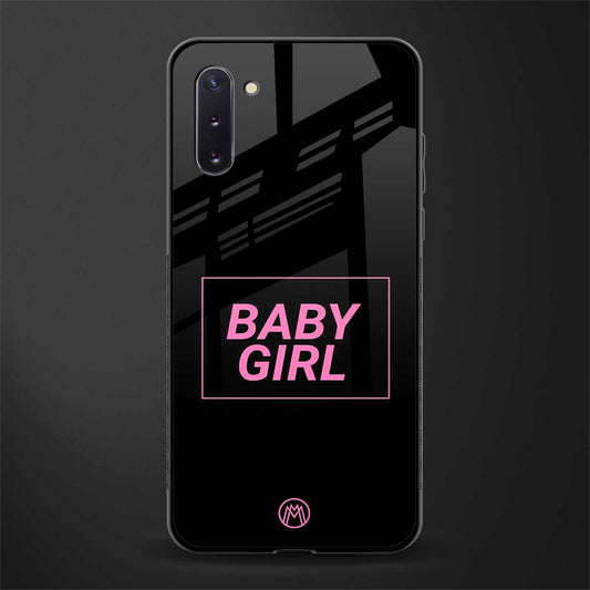 baby girl glass case for samsung galaxy note 10 image