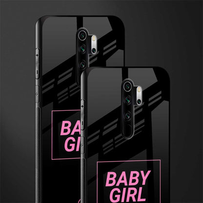 baby girl glass case for redmi note 8 pro image-2