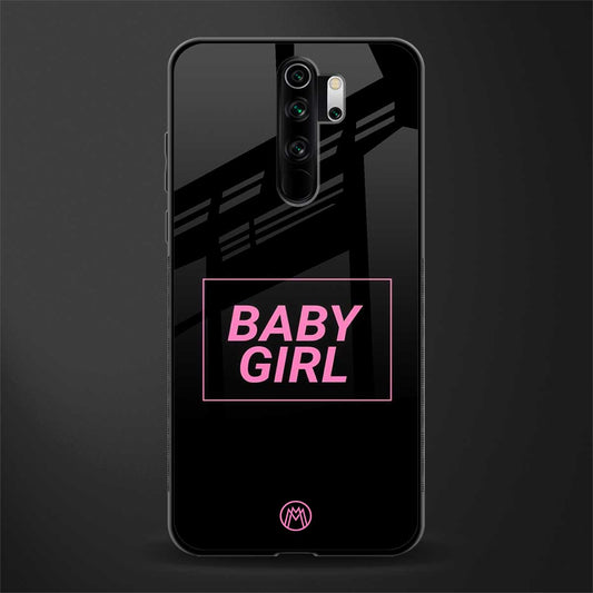 baby girl glass case for redmi note 8 pro image