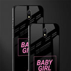 baby girl glass case for redmi 8a image-2