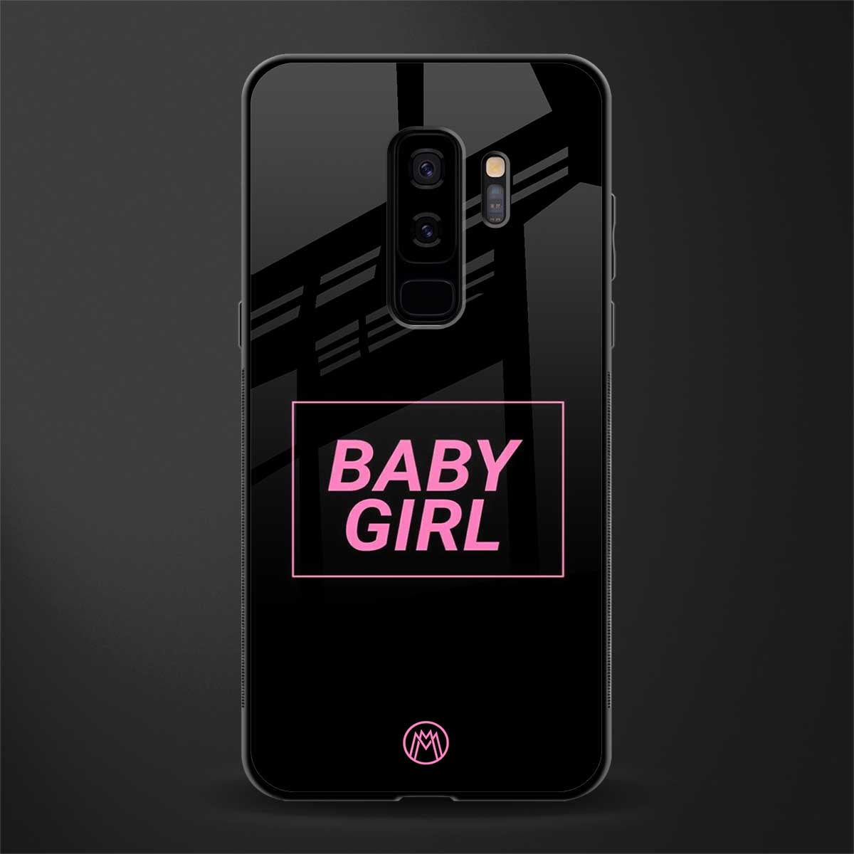 baby girl glass case for samsung galaxy s9 plus image