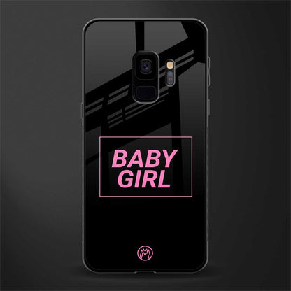 baby girl glass case for samsung galaxy s9 image