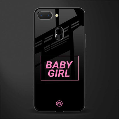 baby girl glass case for oppo a5 image