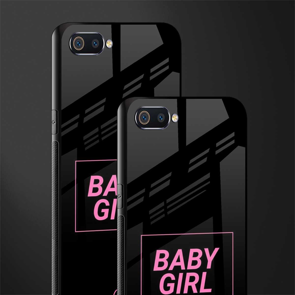 baby girl glass case for realme c2 image-2