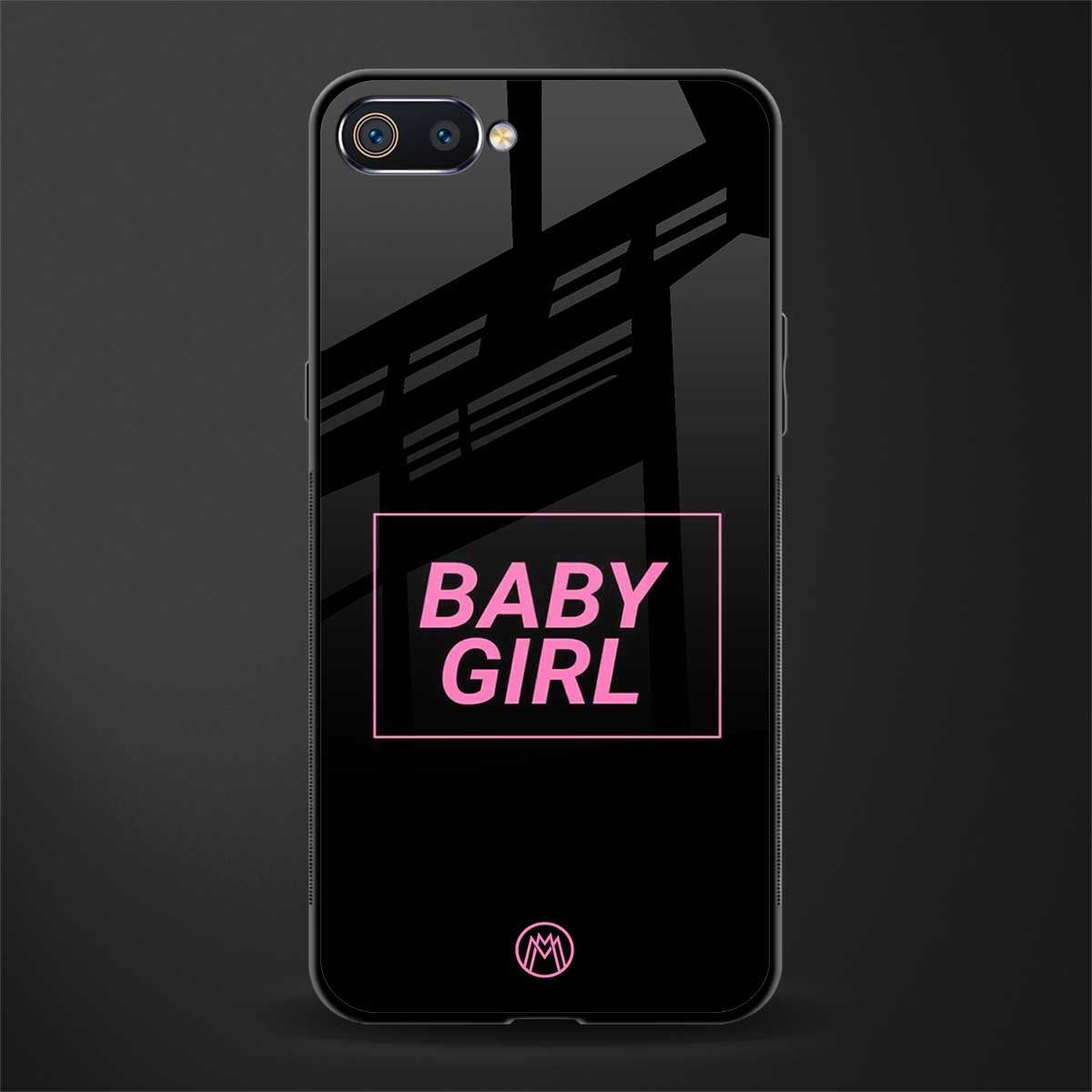 baby girl glass case for oppo a1k image