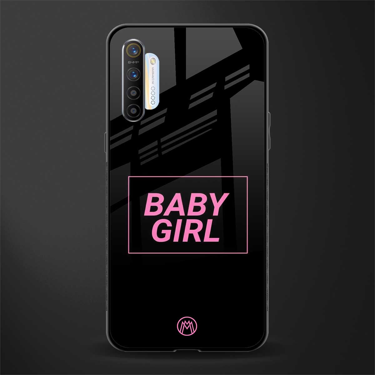 baby girl glass case for realme xt image