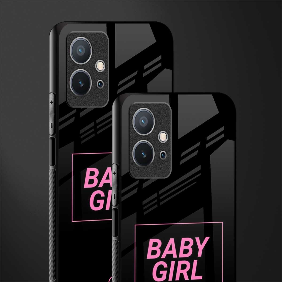 baby girl glass case for vivo t1 5g image-2