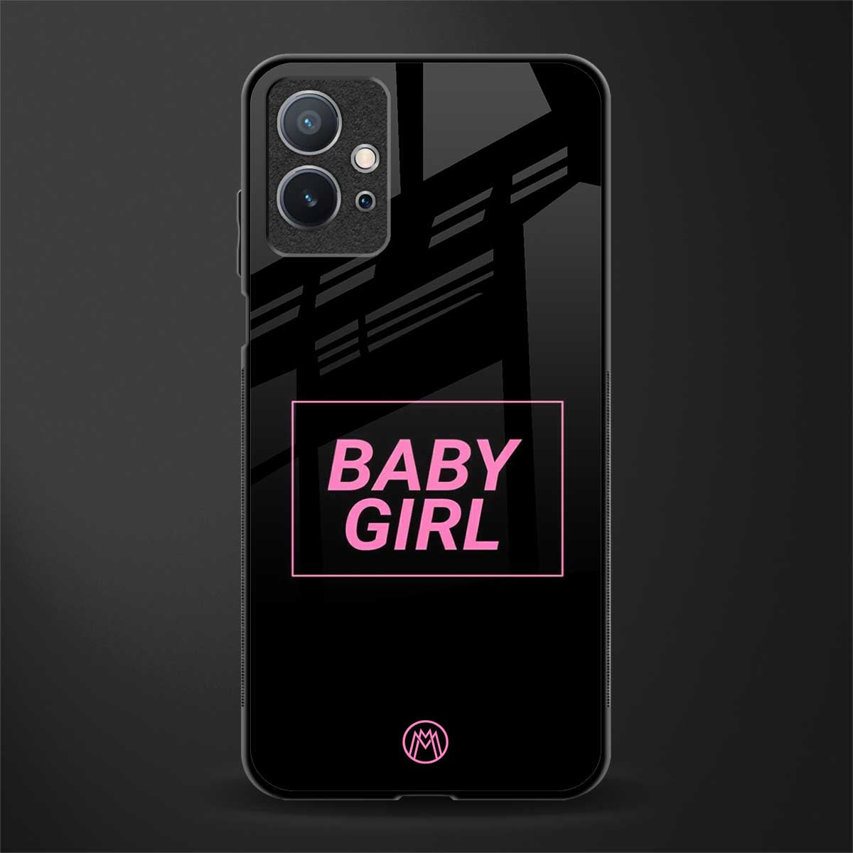 baby girl glass case for vivo t1 5g image