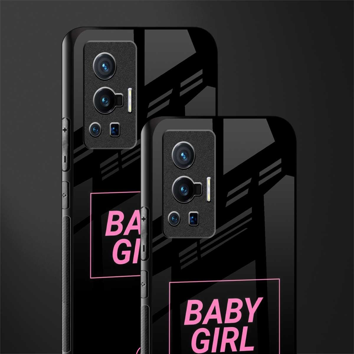 baby girl glass case for vivo x70 pro image-2