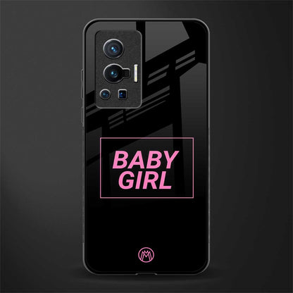 baby girl glass case for vivo x70 pro image