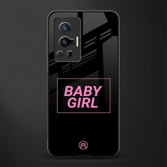 baby girl glass case for vivo x70 pro image