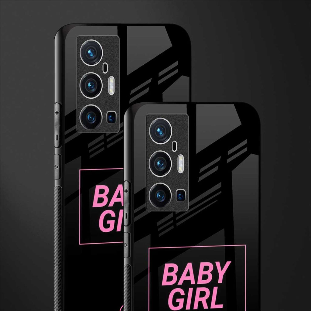 baby girl glass case for vivo x70 pro plus image-2