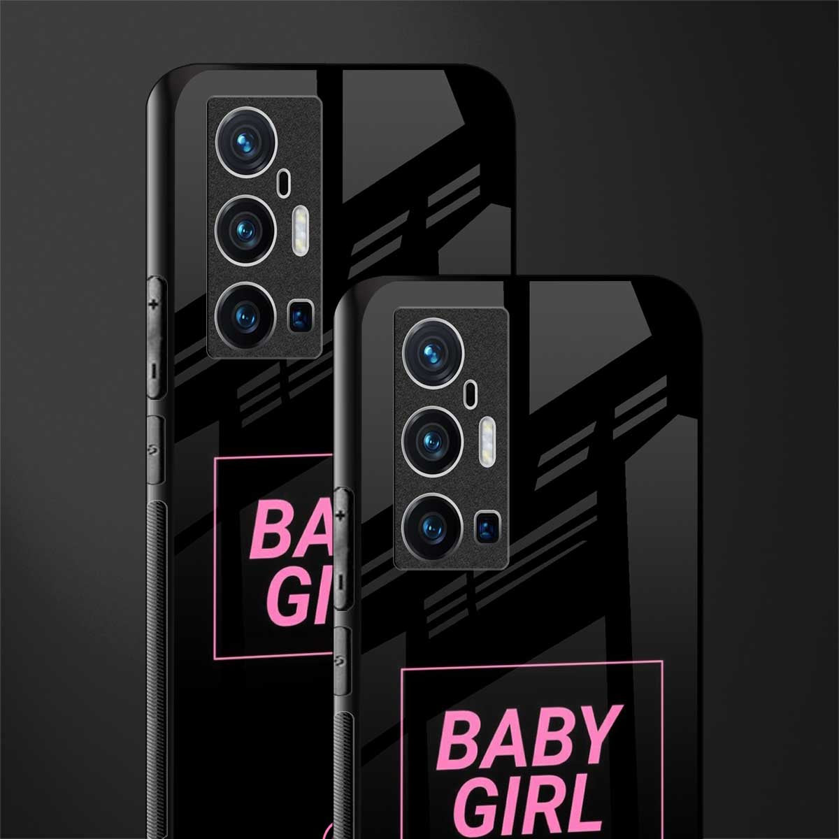 baby girl glass case for vivo x70 pro plus image-2