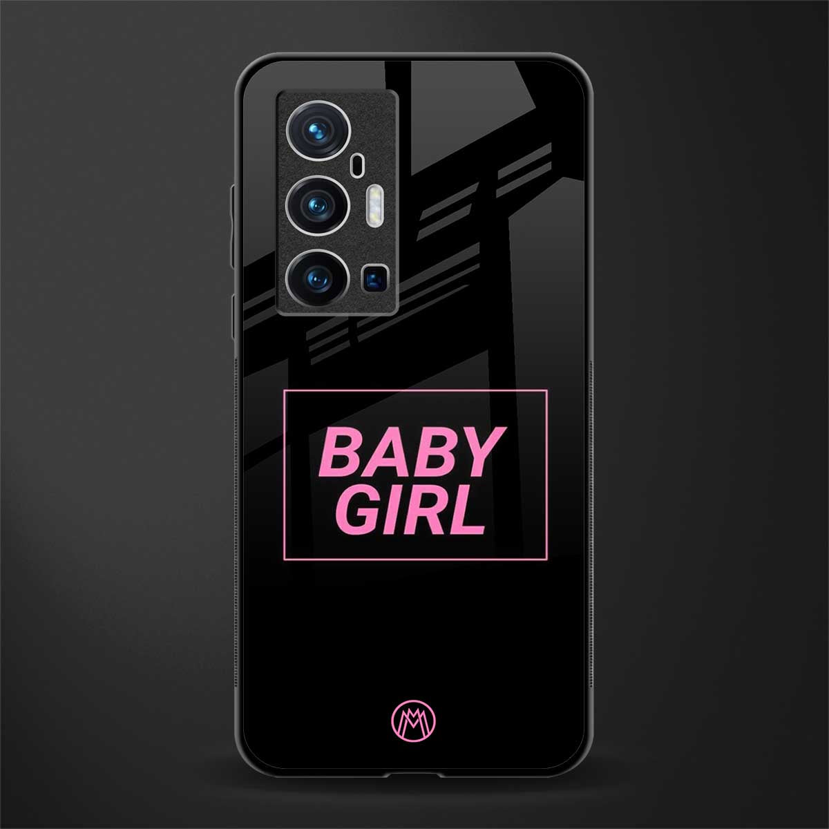 baby girl glass case for vivo x70 pro plus image