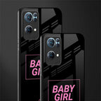 baby girl glass case for oppo reno7 pro 5g image-2