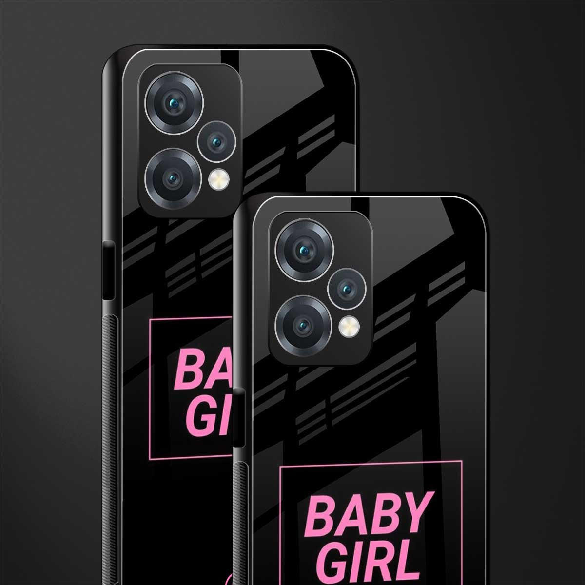 baby girl back phone cover | glass case for realme 9 pro 5g