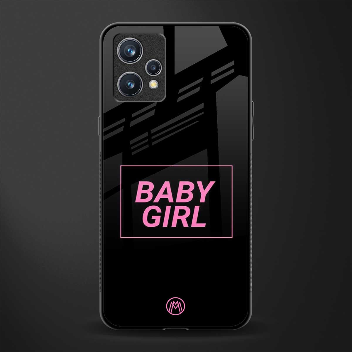 baby girl glass case for realme 9 4g image