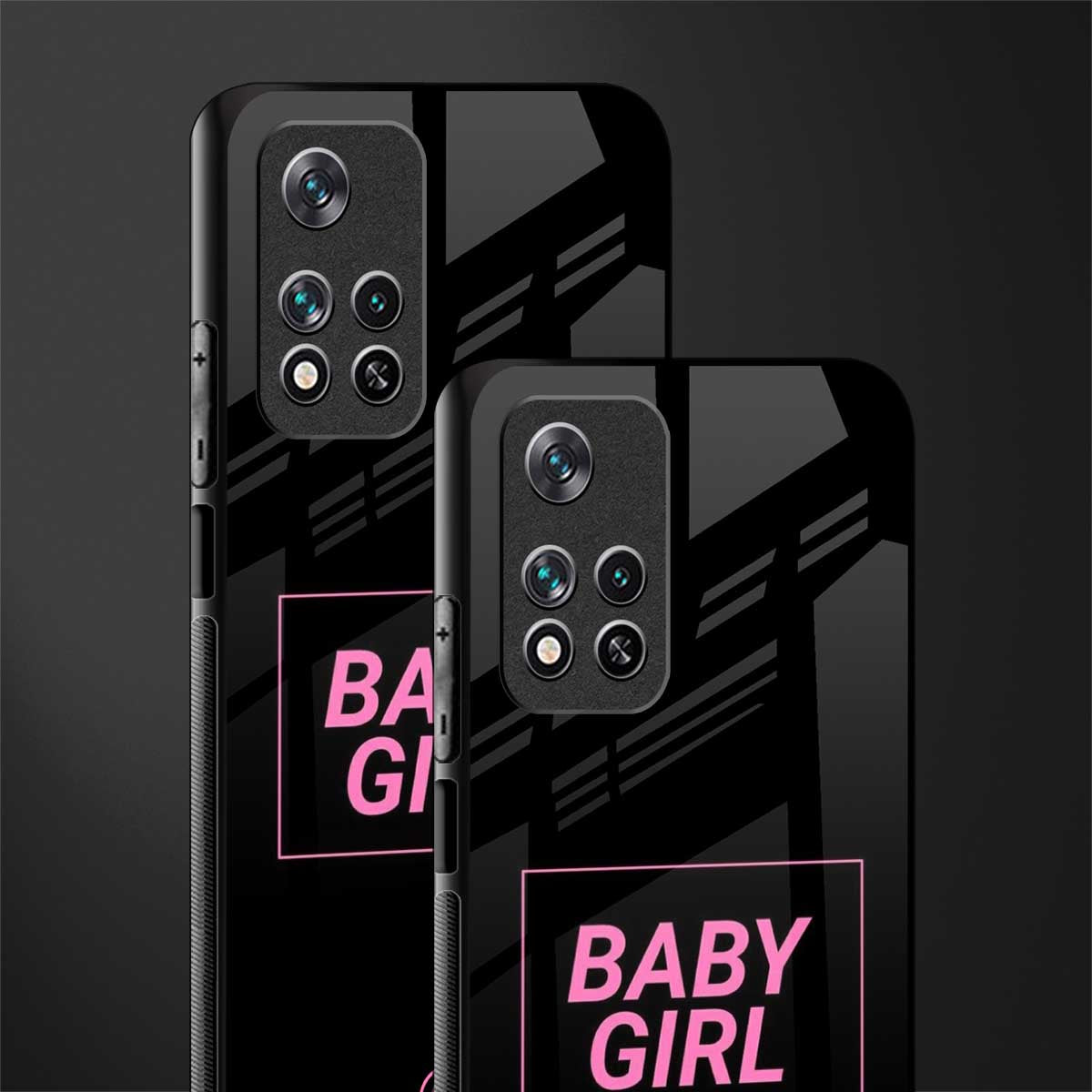 baby girl glass case for poco m4 pro 5g image-2