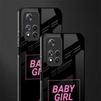 baby girl glass case for xiaomi 11i 5g image-2