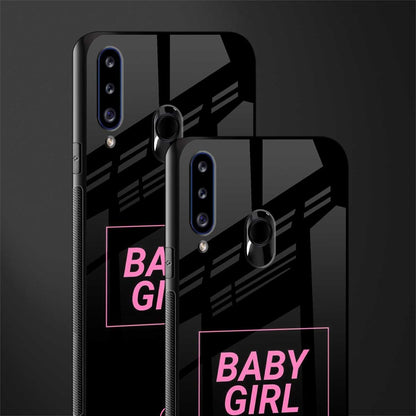 baby girl glass case for samsung galaxy a20s image-2