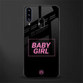 baby girl glass case for samsung galaxy a20s image