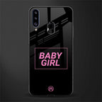 baby girl glass case for samsung galaxy a20s image