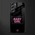 baby girl glass case for samsung galaxy s21 image