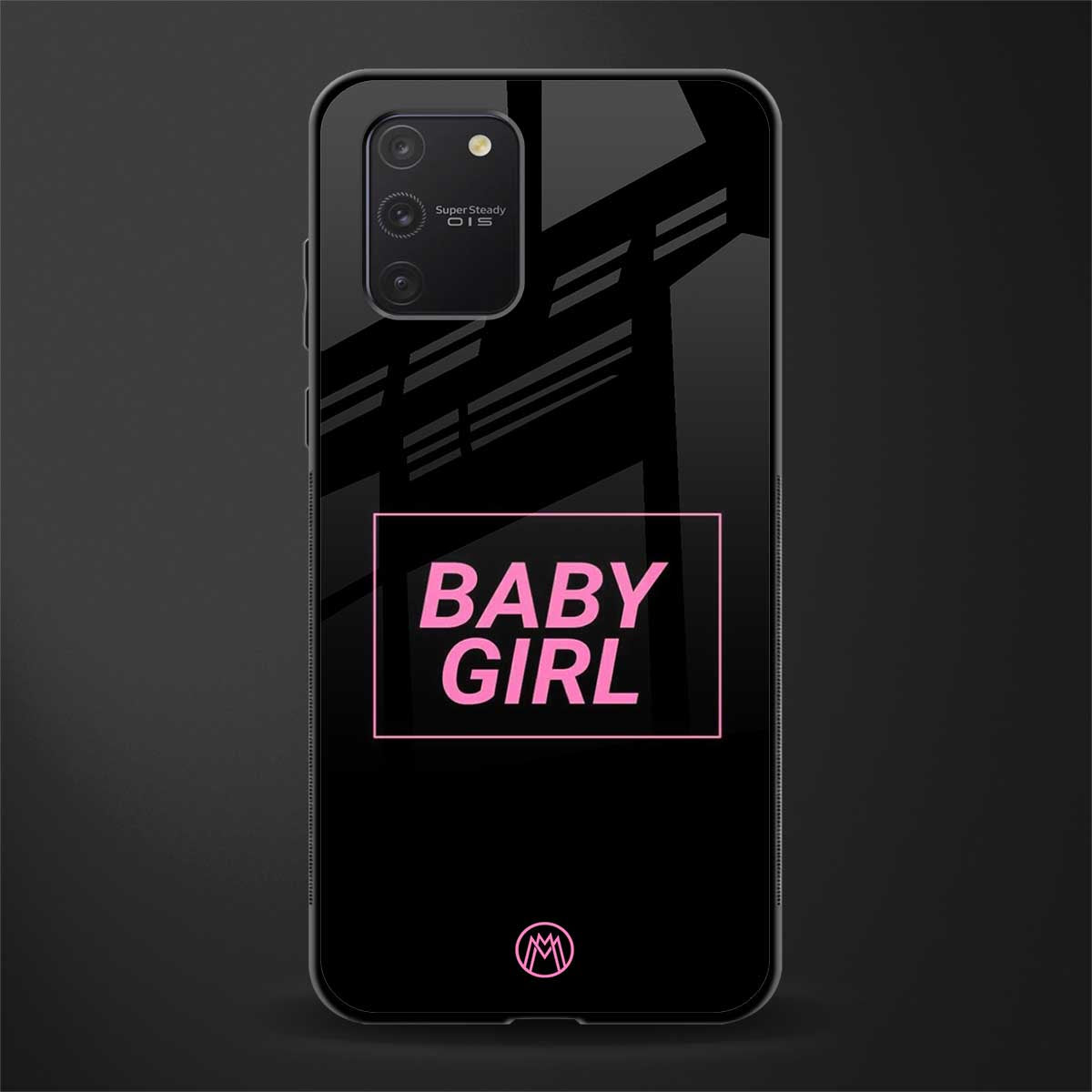 baby girl glass case for samsung galaxy a91 image
