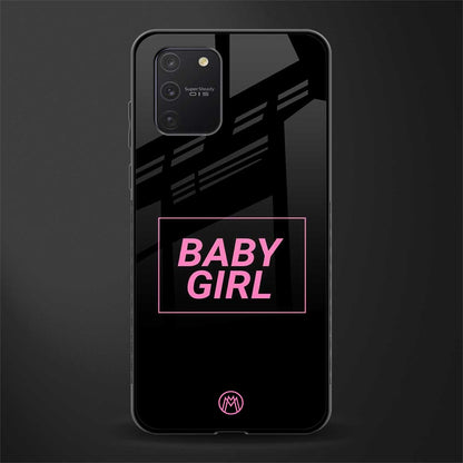 baby girl glass case for samsung galaxy a91 image