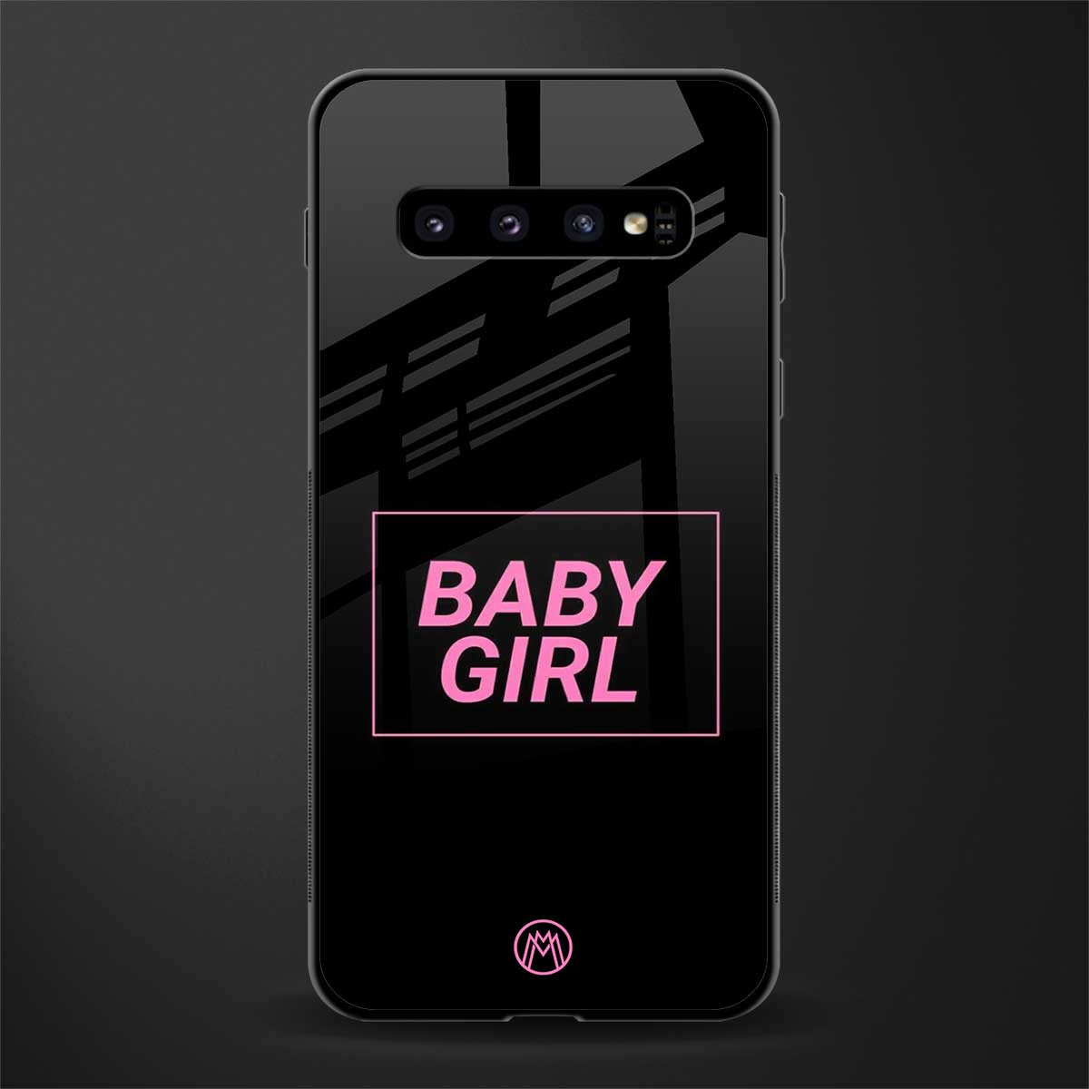 baby girl glass case for samsung galaxy s10 image