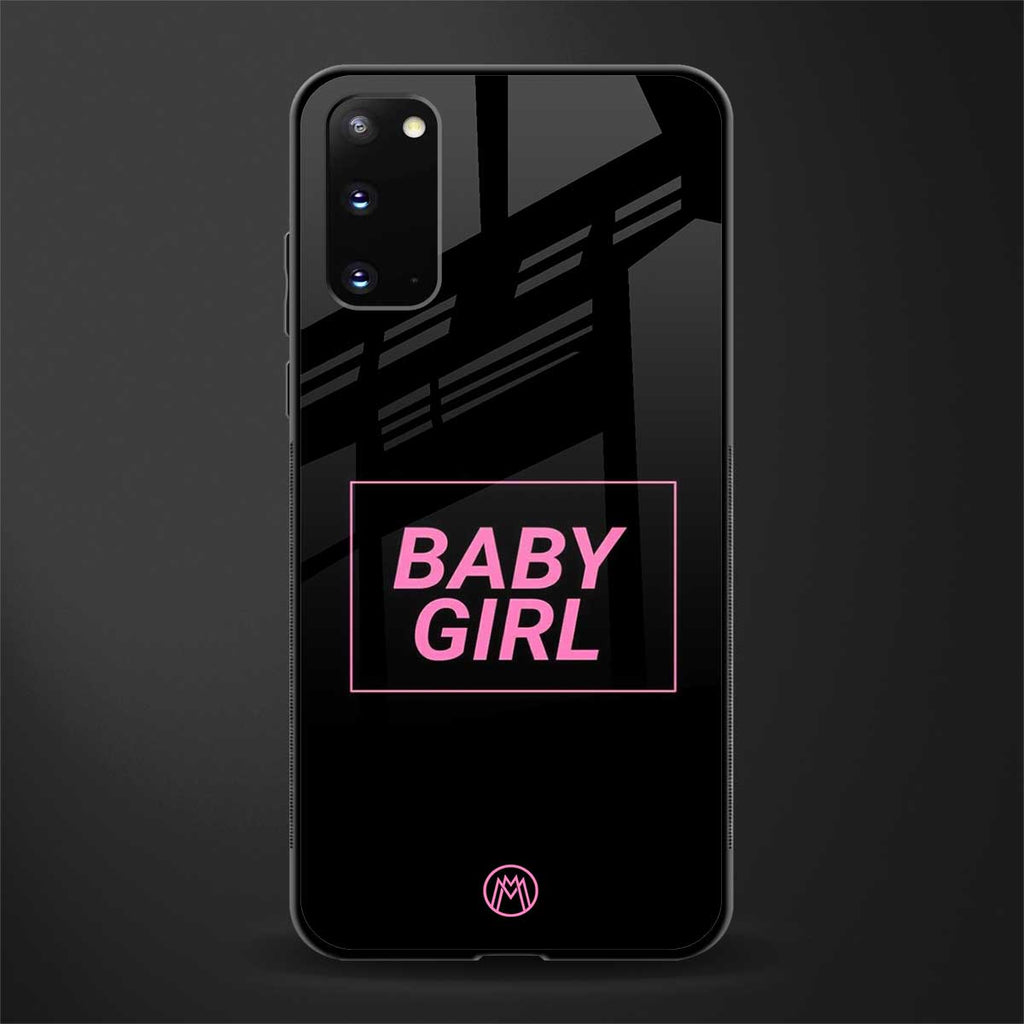 baby girl glass case for samsung galaxy s20 image