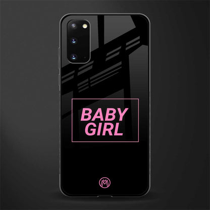 baby girl glass case for samsung galaxy s20 image