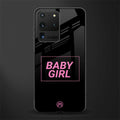 baby girl glass case for samsung galaxy s20 ultra image