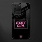 baby girl glass case for samsung galaxy s20 ultra image