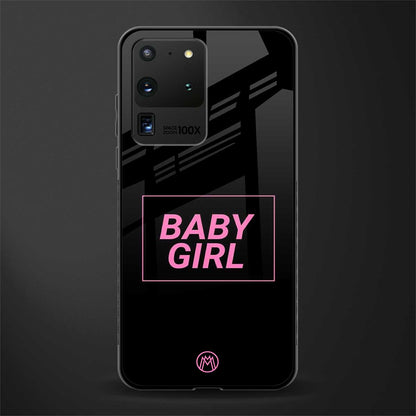 baby girl glass case for samsung galaxy s20 ultra image