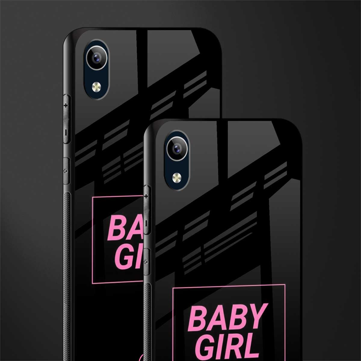 baby girl glass case for vivo y90 image-2