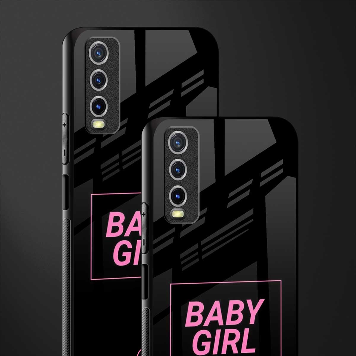 baby girl glass case for vivo y20 image-2