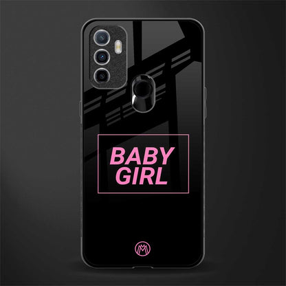 baby girl glass case for oppo a53 image