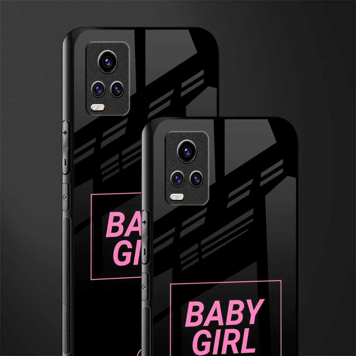baby girl glass case for vivo v20 image-2